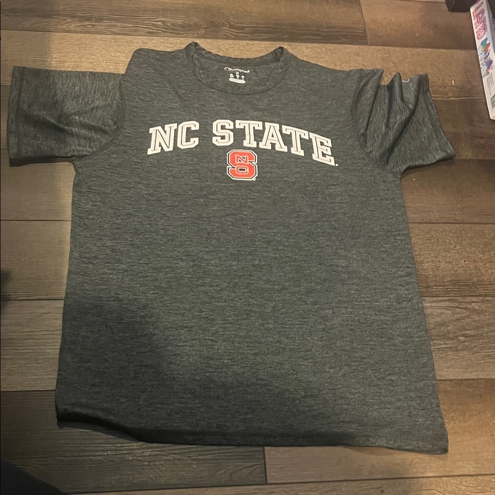 North Carolina State Wolfpack Grey Champion Campus Short Sleeve T Shirt M